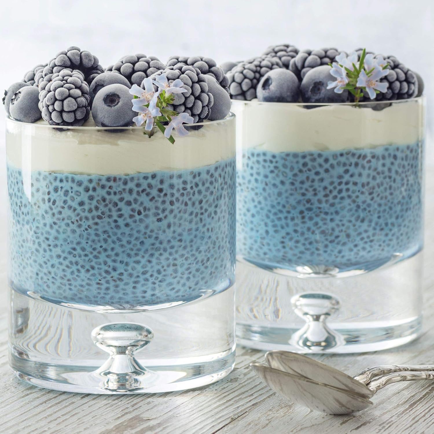 Organic Blue Spirulina Powder Superfood Supplement, 16oz - Vegan, Non GMO, Gluten-Free, Dairy-Free - Brilliant Blue Food Coloring - Pure Water Extracted