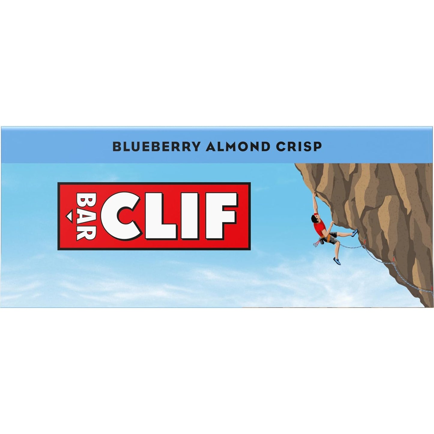 Organic Blueberry Almond Crisp Energy Bars - Non-GMO Plant Based Protein (10 Pack)