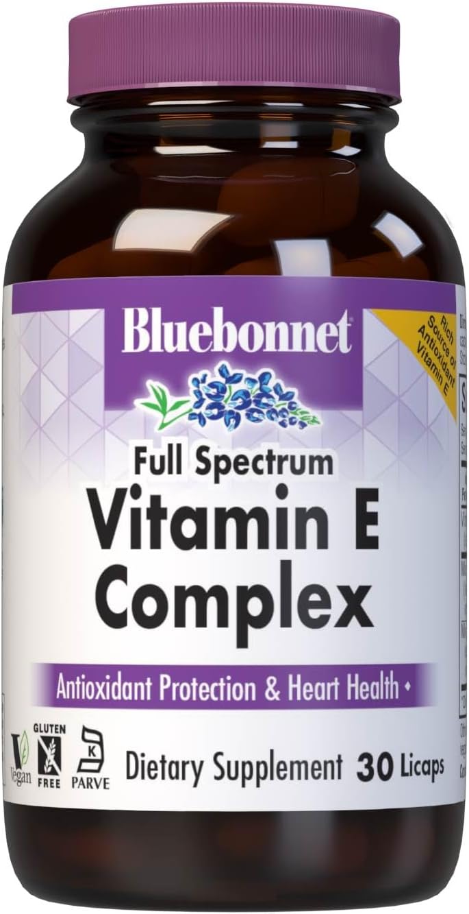 Organic BlueBonnet Vitamin E Complex Liquid Capsules - 30 Count