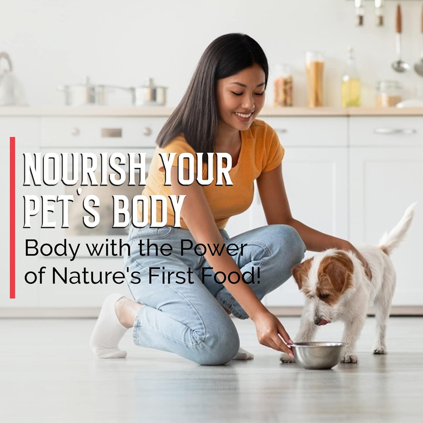 Organic BodyBoost Bovine Colostrum Powder for Dogs and Cats - Immune Support Supplement for Allergy Relief, Itch Relief, and Gut Health - Grass Fed, All Ages - 8 oz