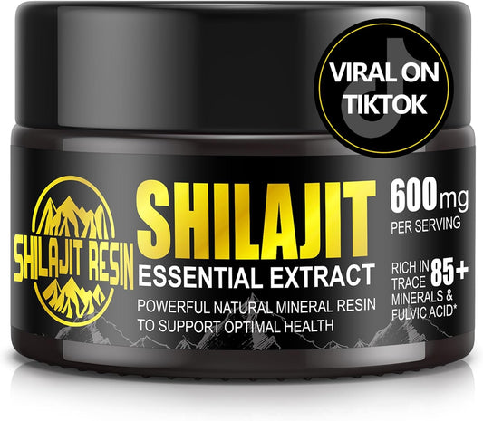 Organic Boysea Shilajit Resin - Gold Grade 100% Supplement with 85+ Trace Minerals for Energy & Immunity - 50g - BoostGo Australia