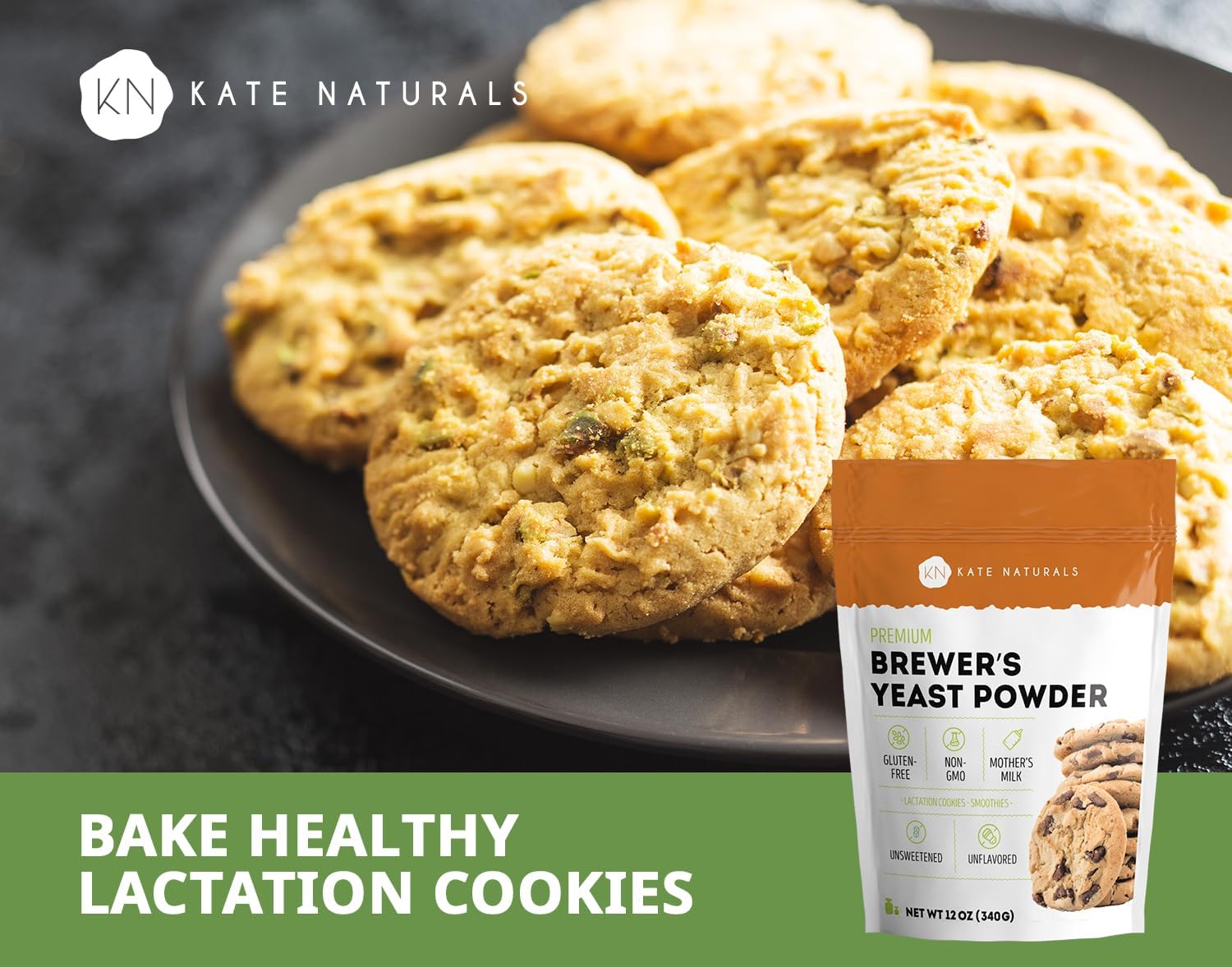 Organic Brewer's Yeast and Spirulina Powder Bundle - 12oz and 8oz Sizes