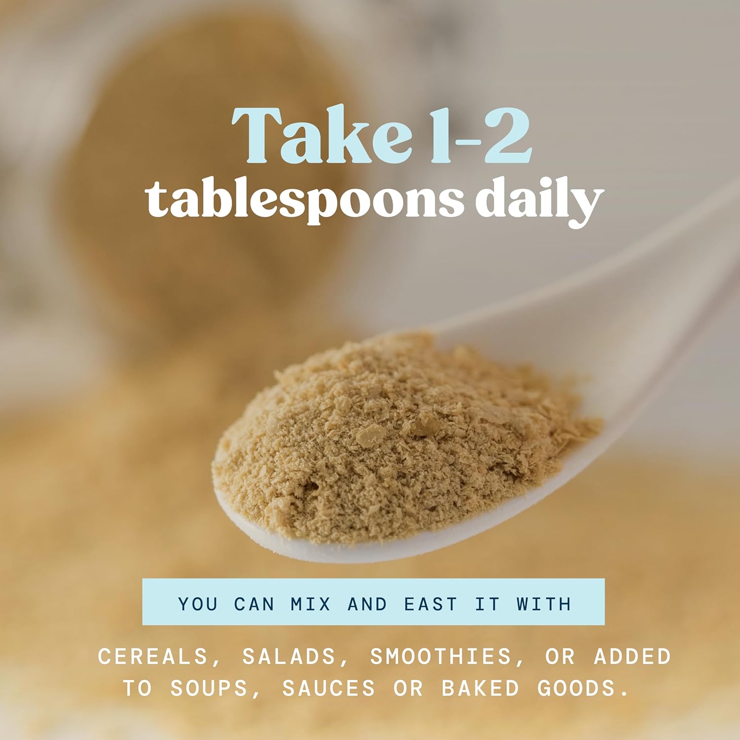 Organic Brewer's Yeast Powder for Breastfeeding Support | Mild-Tasting, Debittered, Gluten-Free Lactation Supplement for Cookies, Smoothies, Recipes | 12 oz