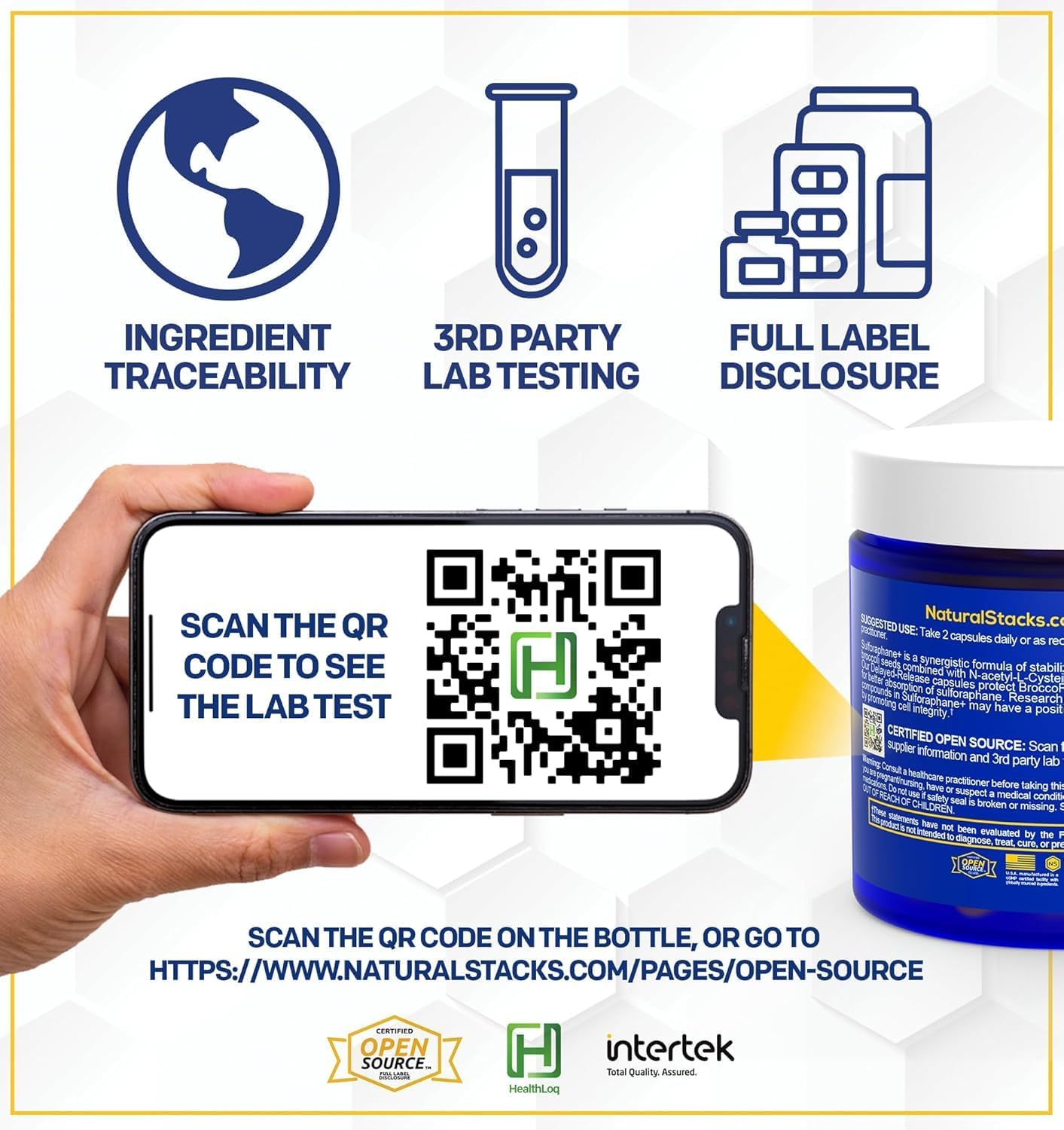 Organic Broccoli Sprout & Kale NAC Supplement for Brain Health - Antioxidant Rich with Sulforaphane - 60 Capsules