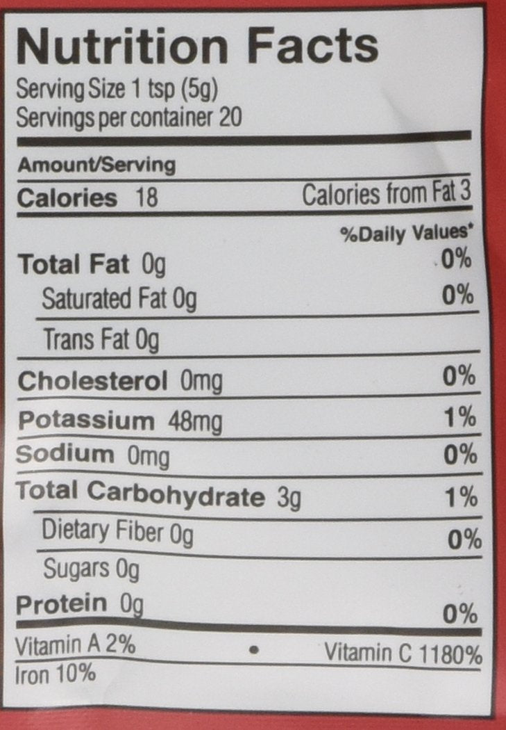 Organic Camu Camu Powder - High Vitamin C Content - Non-GMO, Raw, Vegan - 3.5 oz Bag