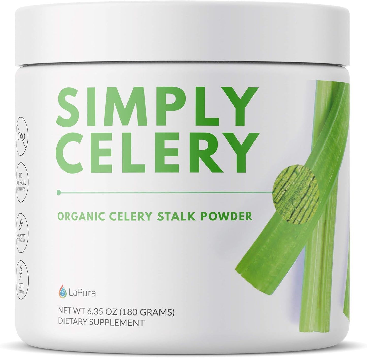 Organic Celery Juice Powder for Gut Health & Detox - Antioxidant Blend to Alleviate Gas & Bloating - Cleanse & Detoxify Naturally