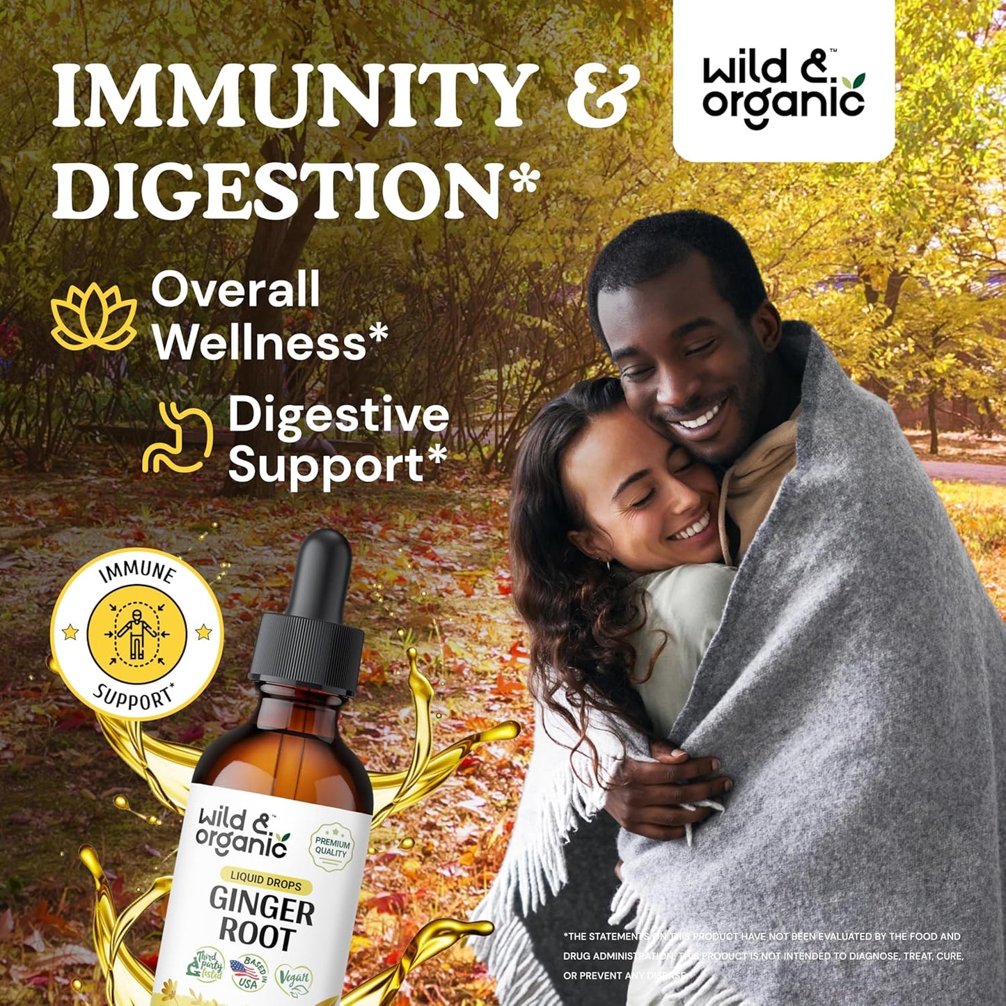 Organic Ceylon Cinnamon and Ginger Root Tincture Bundle - 2 fl oz Each