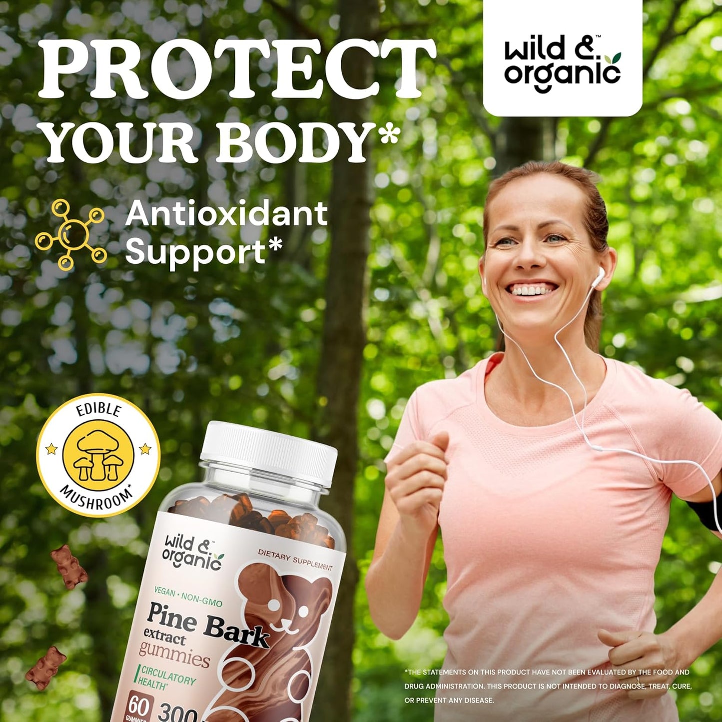 Organic Ceylon Cinnamon and Pine Bark Gummies - Wildcrafted and Natural