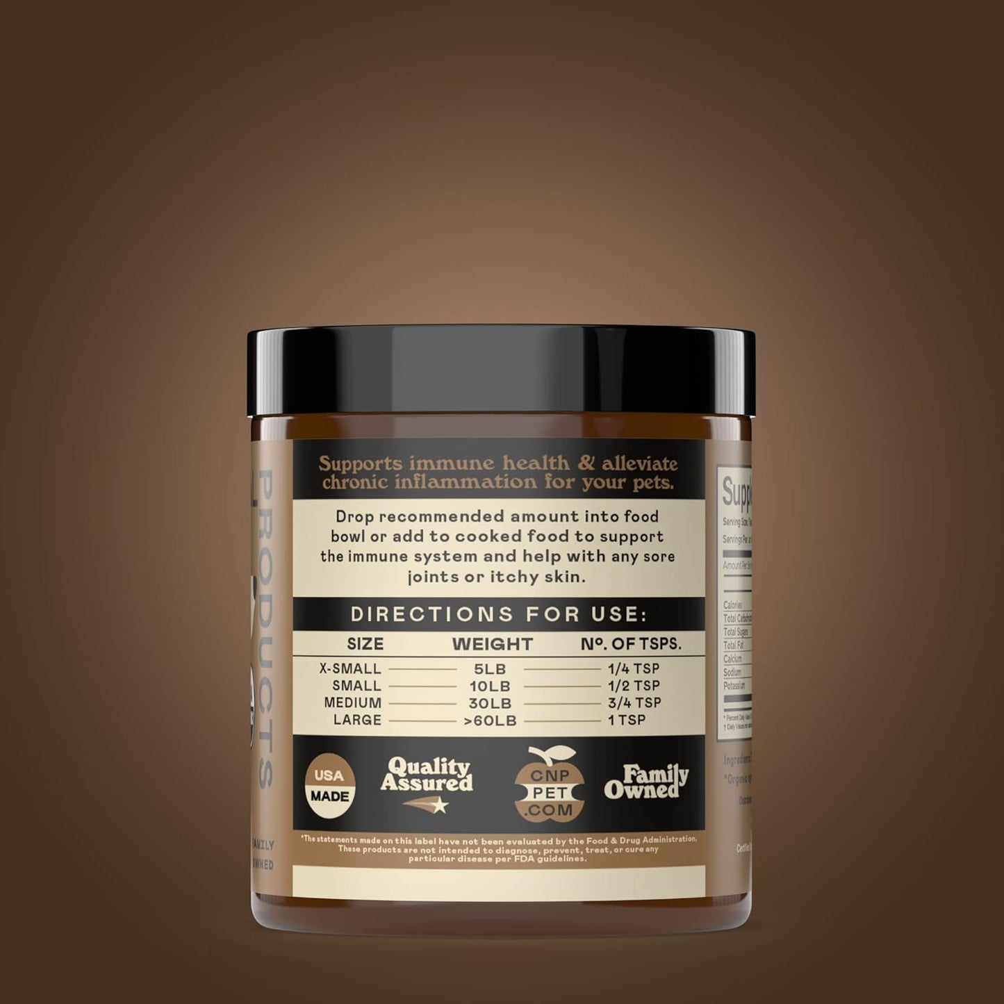 Organic Chaga Mushroom Powder for Pets - 4oz - Pure and Natural