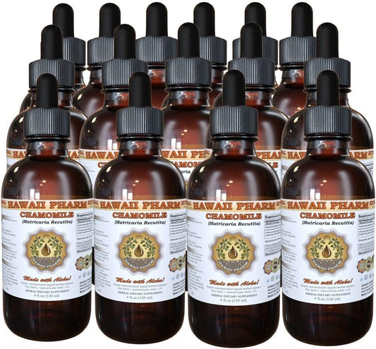 Organic Chamomile Liquid Extract Tincture Supplement - 4 oz x 15 - Hawaii Pharm