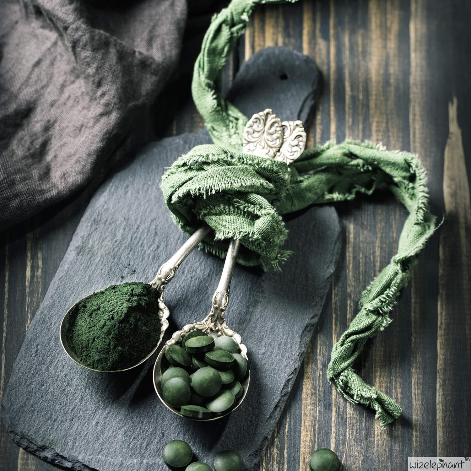 Organic Chlorella Spirulina Powder & Tablets Bundle | Rich in Chlorophyll | Greens Superfood Combo Pack for Health