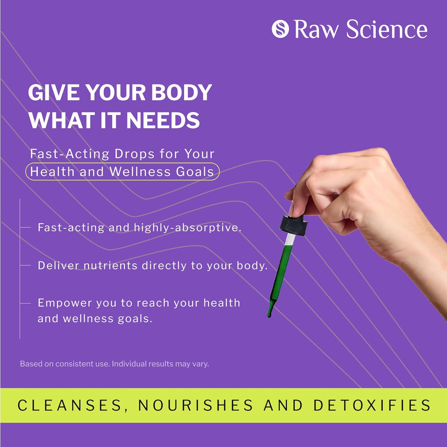 Organic Chlorophyll Liquid Drops - Natural Energy Boost & Deodorant Supplement - Fast Absorbing Vegan Formula for Oxygen Boost & Detox - Internal Deodorant & Body Cleanser