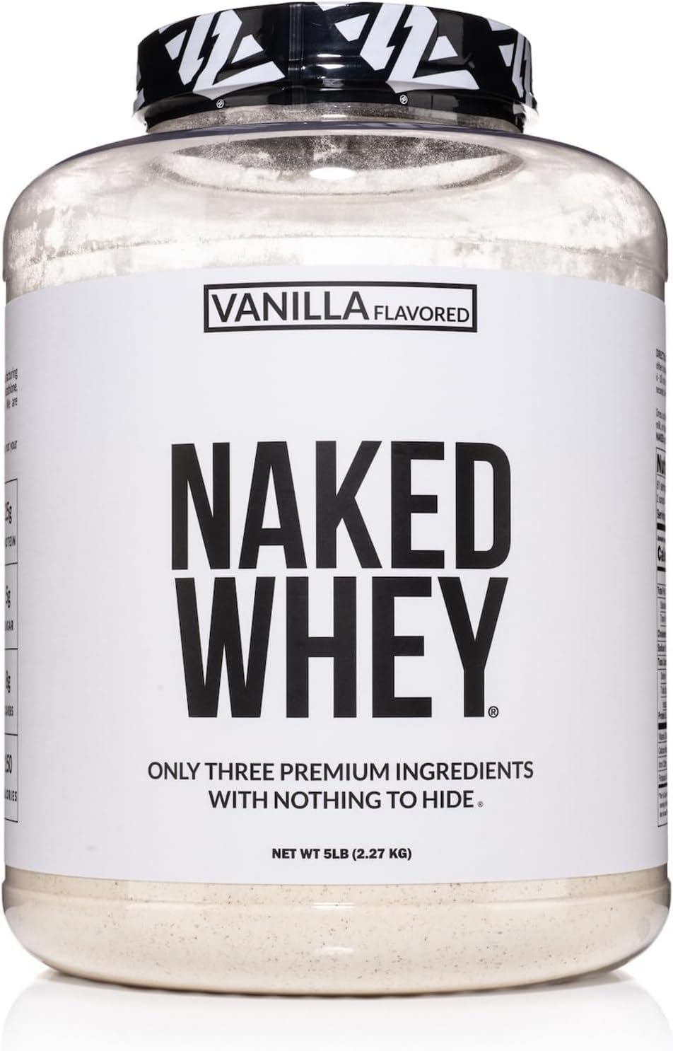 Organic Coconut Sugar Vanilla Whey Protein Powder - Grass Fed, Natural, GMO-Free, 5Lb Bulk - 61 Servings