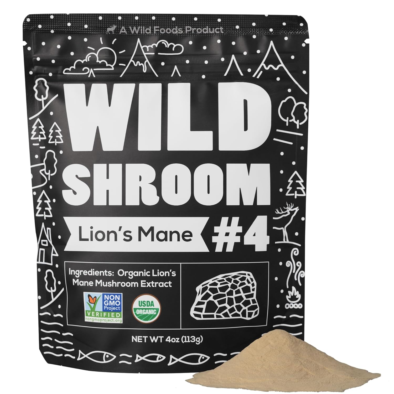 Organic Cocotropic Mushroom Cacao Mix & Lion’s Mane Powder Bundle for Focus and Brain Health