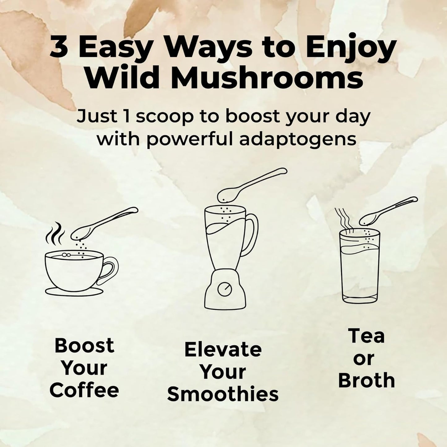 Organic Cocotropic Mushroom Cacao Mix & Lion’s Mane Powder Bundle for Focus and Brain Health