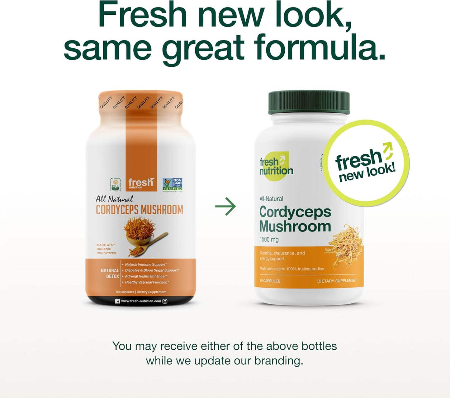 Organic Cordyceps Capsules - 1500mg Per Serving - Energy & Stamina Support - Rich in Alpha Glucan - Vegan, Non GMO - 90 Capsules - BoostGo Australia