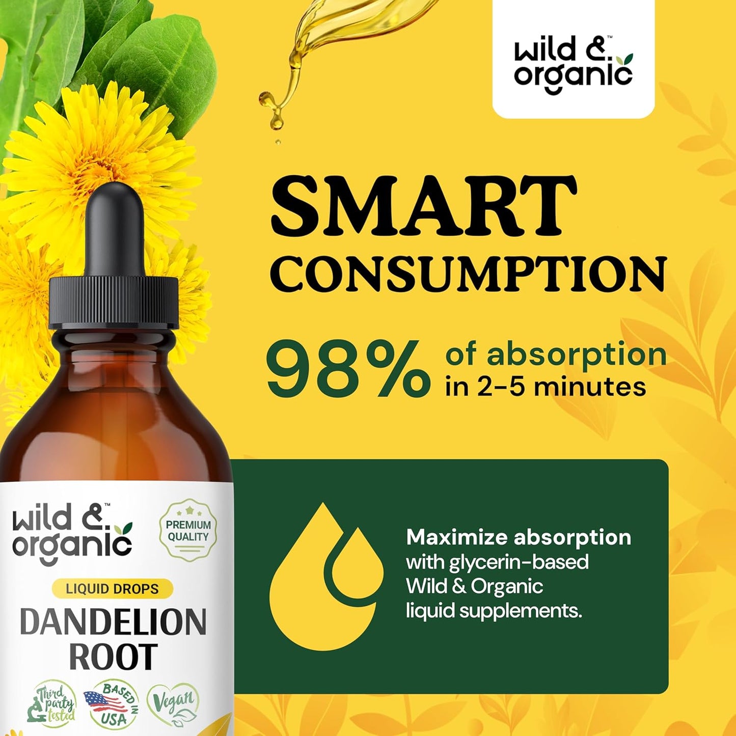 Organic Dandelion Root and Milk Thistle Tincture Bundle - 4 fl oz Each