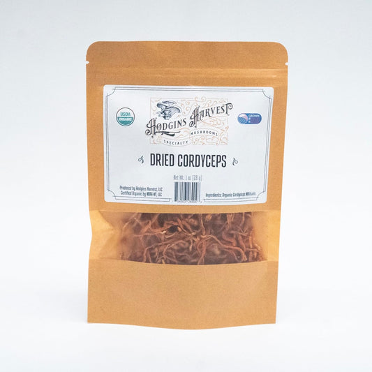 Organic Dried Cordyceps from Hodgins Harvest - USA Grown and Certified