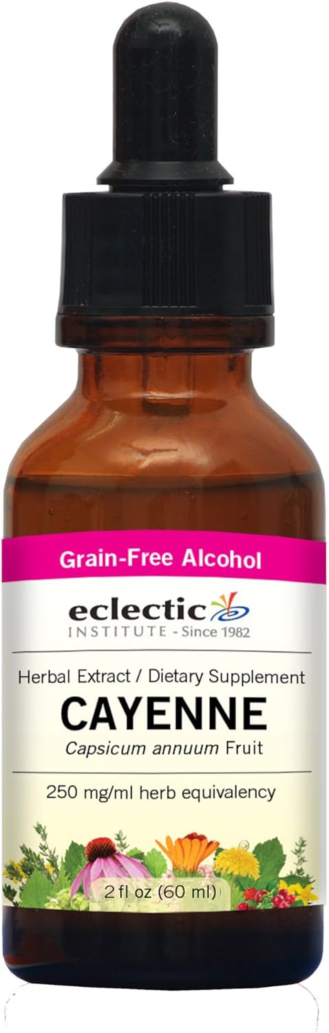 Organic Eclectic Institute Cayenne Pepper Extract 2oz - Pure & Potent Spice Supplement
