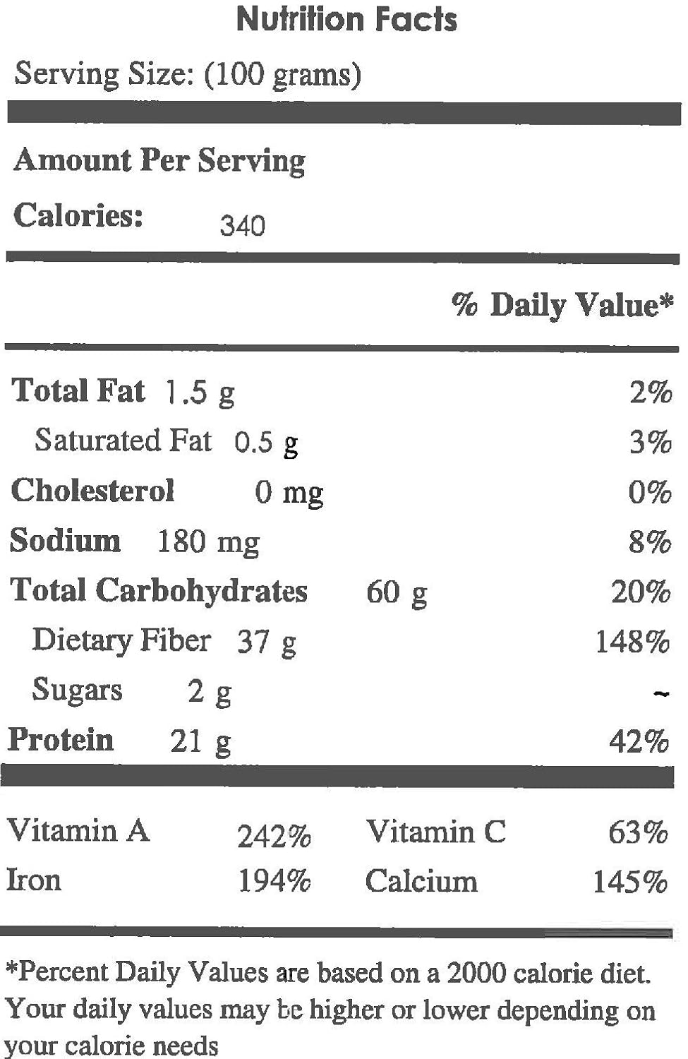 Organic Egyptian Alfalfa Leaf Powder - 1 lb Bulk Bag from Starwest Botanicals
