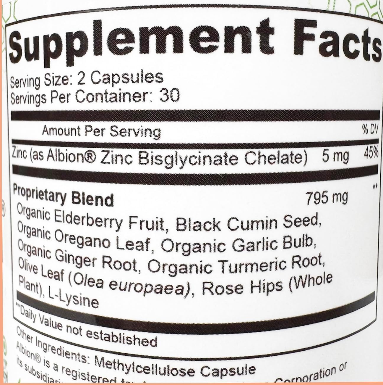 Organic Elderberry Immune Support Supplement - 800mg Capsules for Optimal Immune Health & Wellness