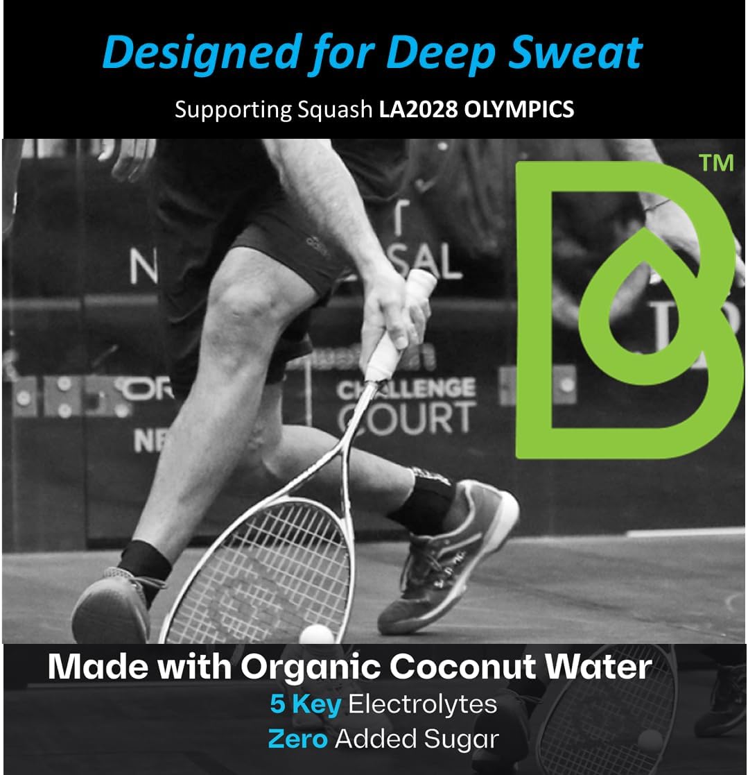 Organic Electrolyte Powder Packets with Coconut Water & Lime Flavor - 22 Packets, Sugar-Free & Non-GMO for Daily Hydration