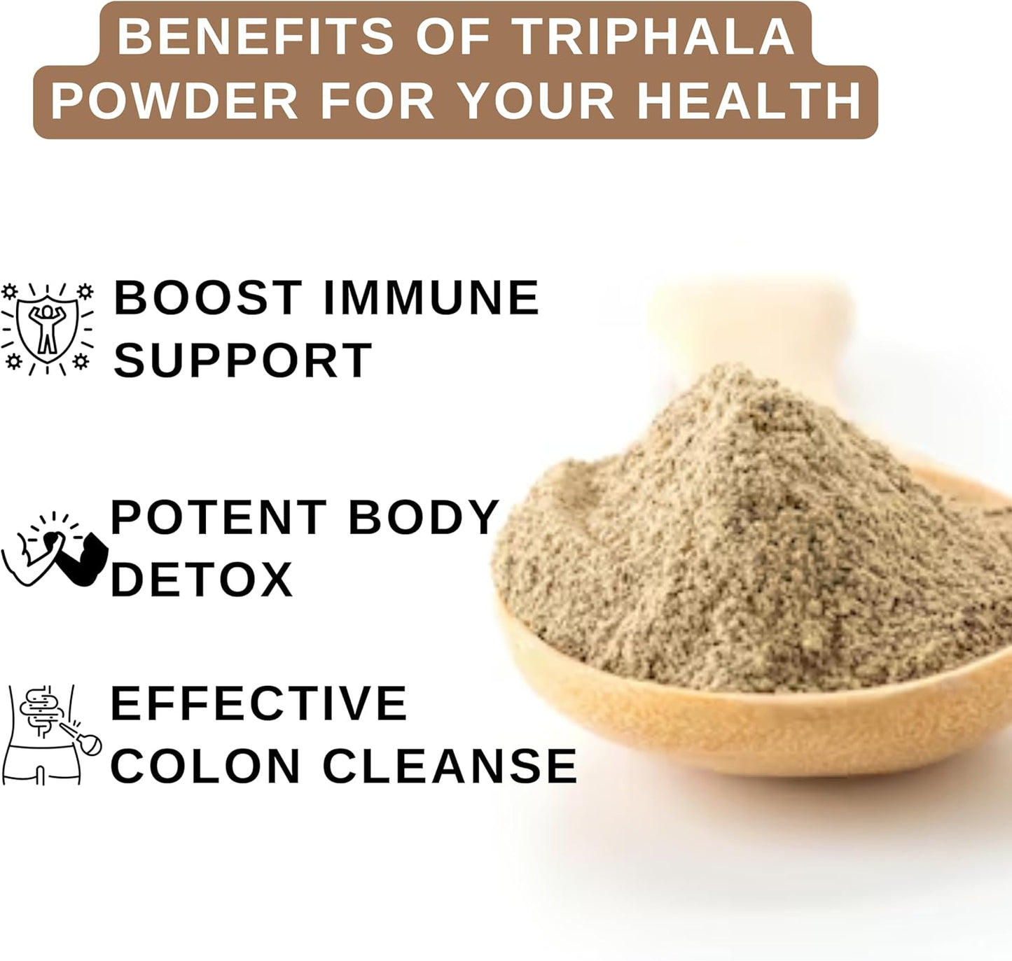 Organic Exotic Veda Triphala Powder for Detox Cleanse - Lung, Liver, Colon, Gut Health - Herbal Skin Care and Fiber - Triphala Ghrita and Organic India - 100g