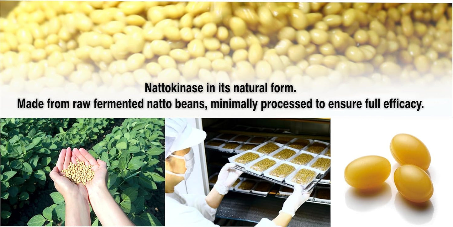 Organic Fermented Soybean Extract with 6000 FUs of Natural Nattokinase - PHARMAKON