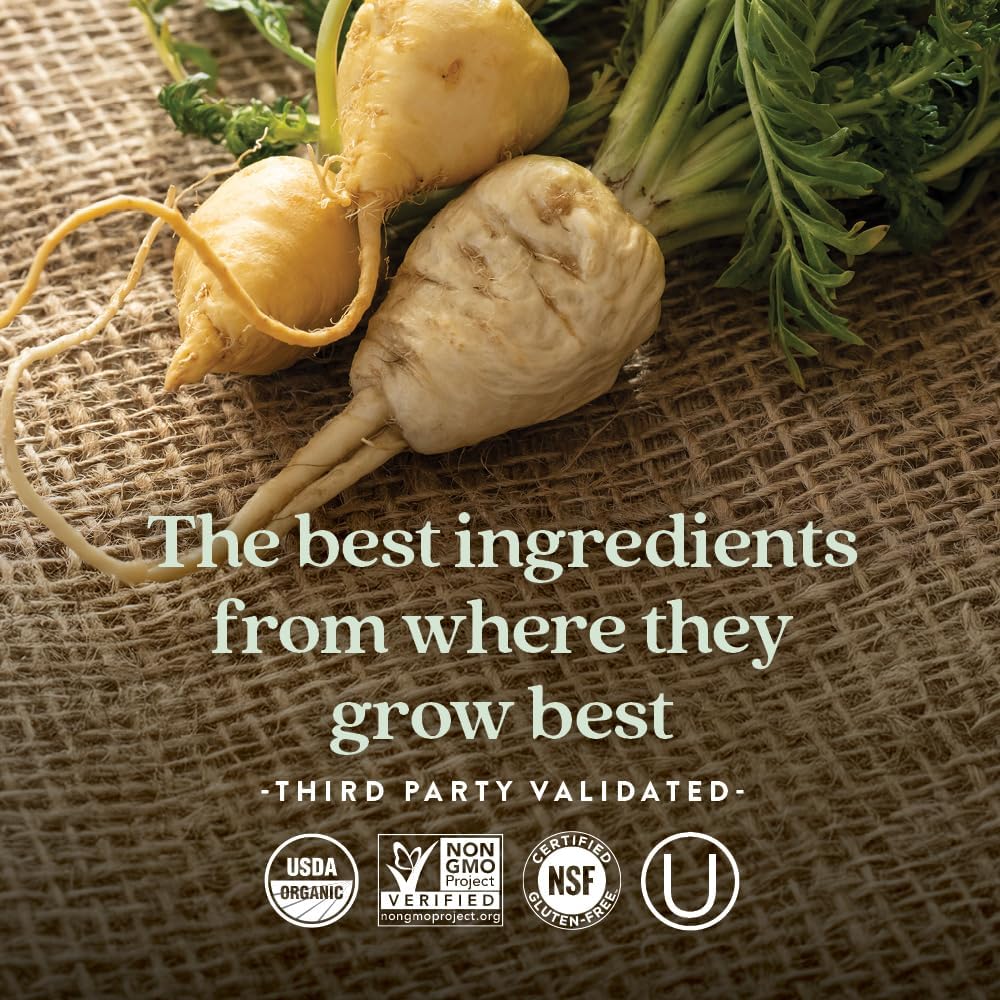 Organic Fermented Vitamin B Complex for Cellular Energy, Brain, Beauty - 90 Vegan Capsules