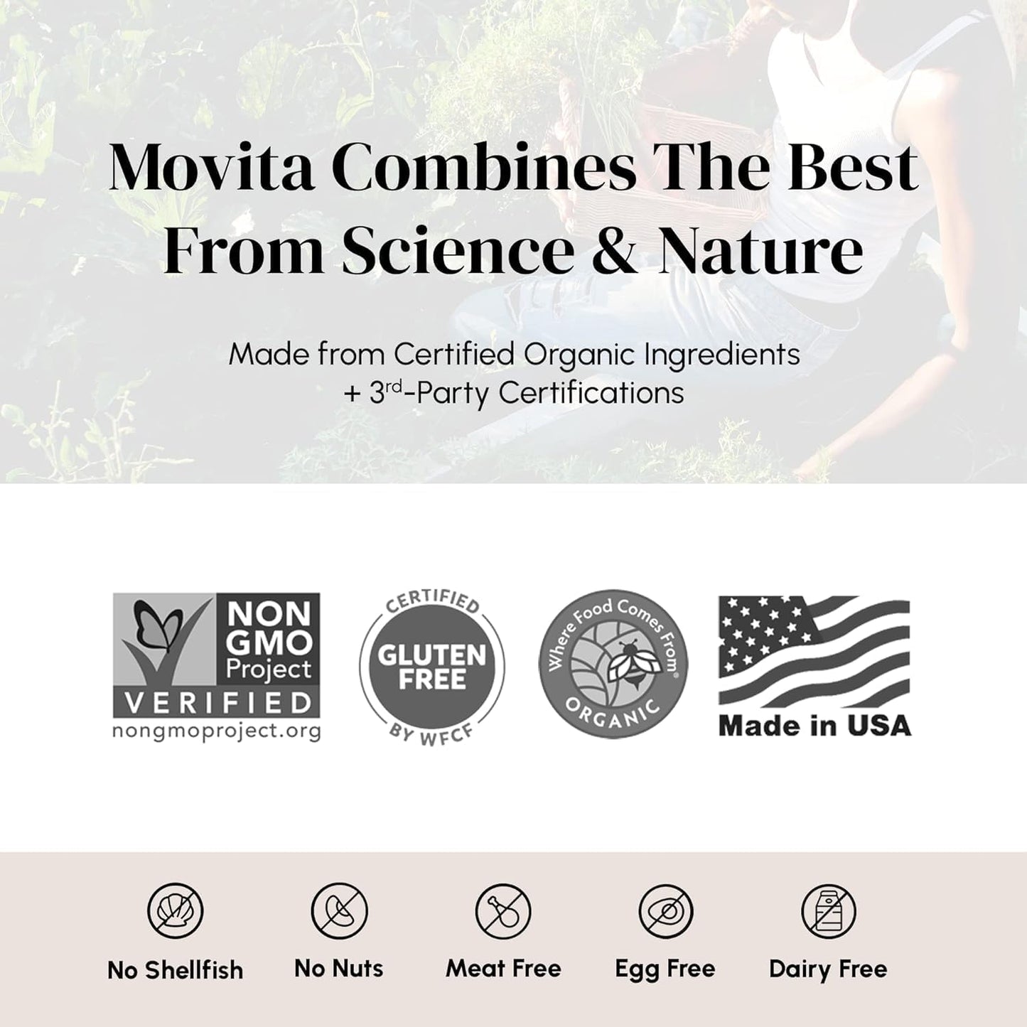 Organic Fermented Whole Foods Women's Daily Multivitamin - Boost Energy, Immunity & Vitality - Vegan, Gluten-Free, Non-GMO - 30-Day Supply