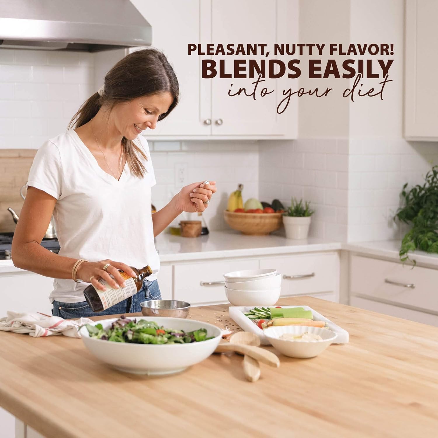 Organic Flora Omega 369 Oil Blend with Flax, Sesame & Sunflower Seed Oils - Vegan Fatty Acids in 2:1:1 Ratio - 17 oz Bottle