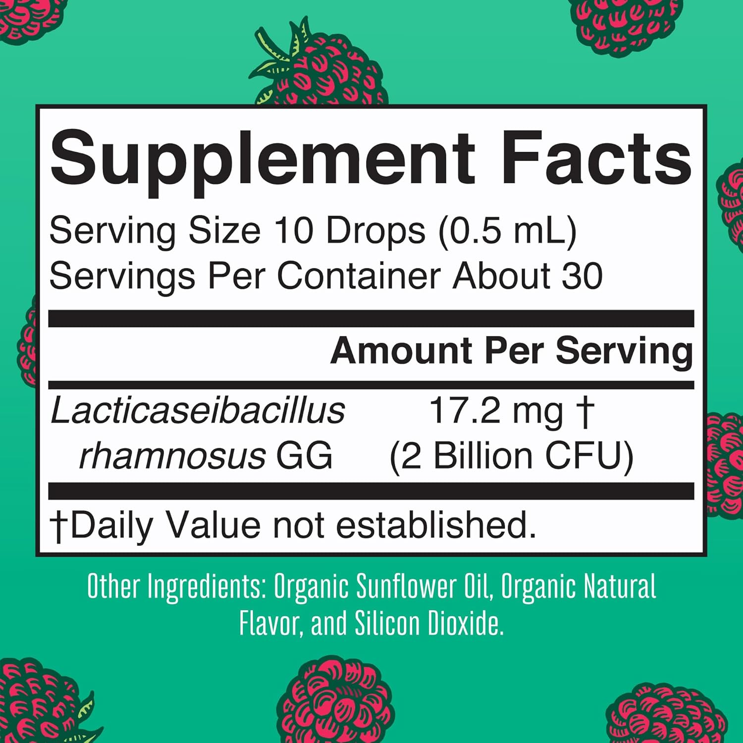 Organic Focus Probiotic Drops for Kids | USDA Certified | Gut & Brain Health Support | Vegan, Non-GMO, Gluten-Free | MaryRuth Organics