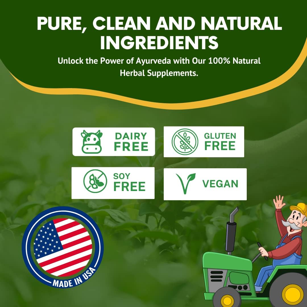 Organic Giloy (Guduchi) Powder Capsules for Immune Support & Energy - 60 Veg Capsules, Made in USA