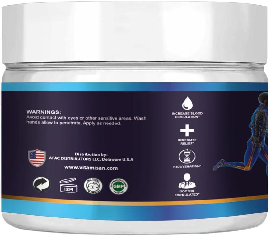 Organic Glucosamine & Chondroitin Cream with MSM, Arnica, & Collagen - Natural Joint & Muscle Support for Men and Women