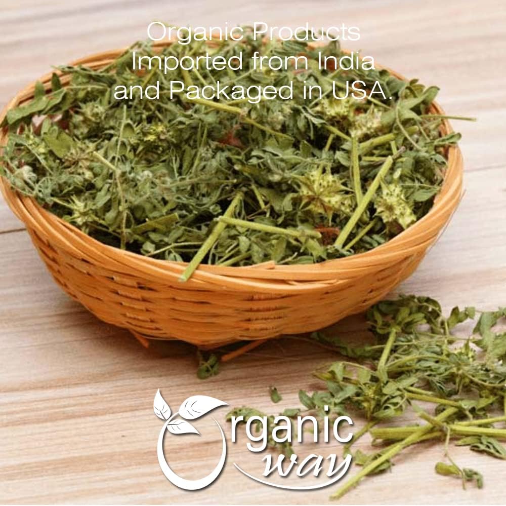 Organic Gokshura Powder - Raw, Vegan, Non GMO, Gluten Free - USDA Certified - 1LB/16Oz - Origin India