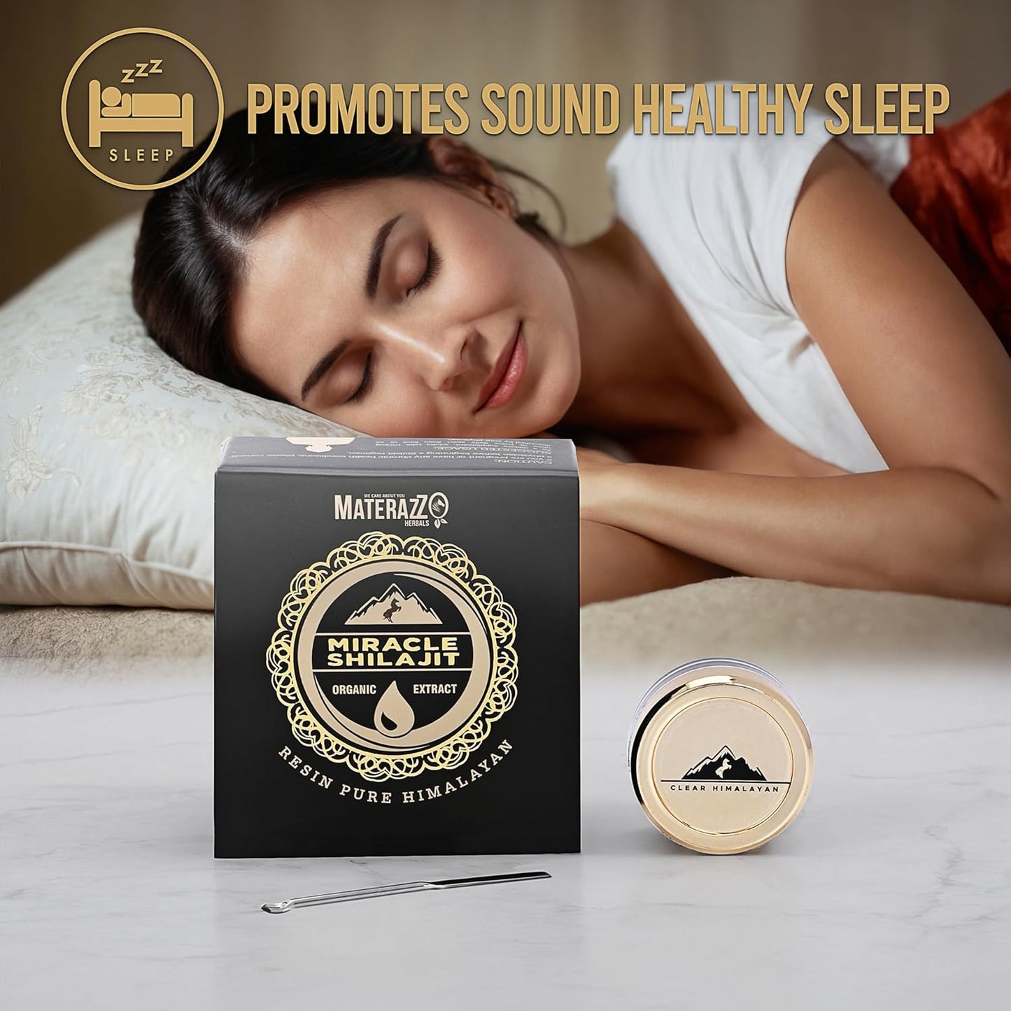 Organic Gold Grade Himalayan Shilajit Resin - 85+ Trace Minerals Supplement for Vitality & Wellness - 18g (1 Pack) - Men & Women Friendly