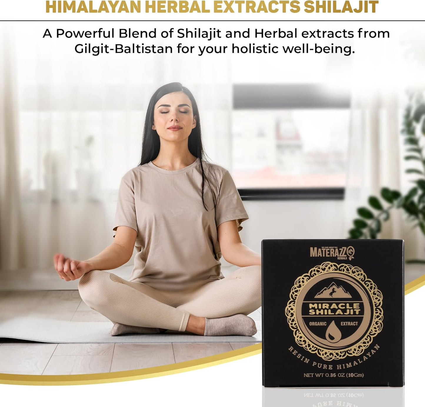 Organic Gold Grade Himalayan Shilajit Resin 10g (1 Pack) - Rich in 85+ Trace Minerals and Fulvic Acid - Promotes Vitality and Wellness for Men and Women
