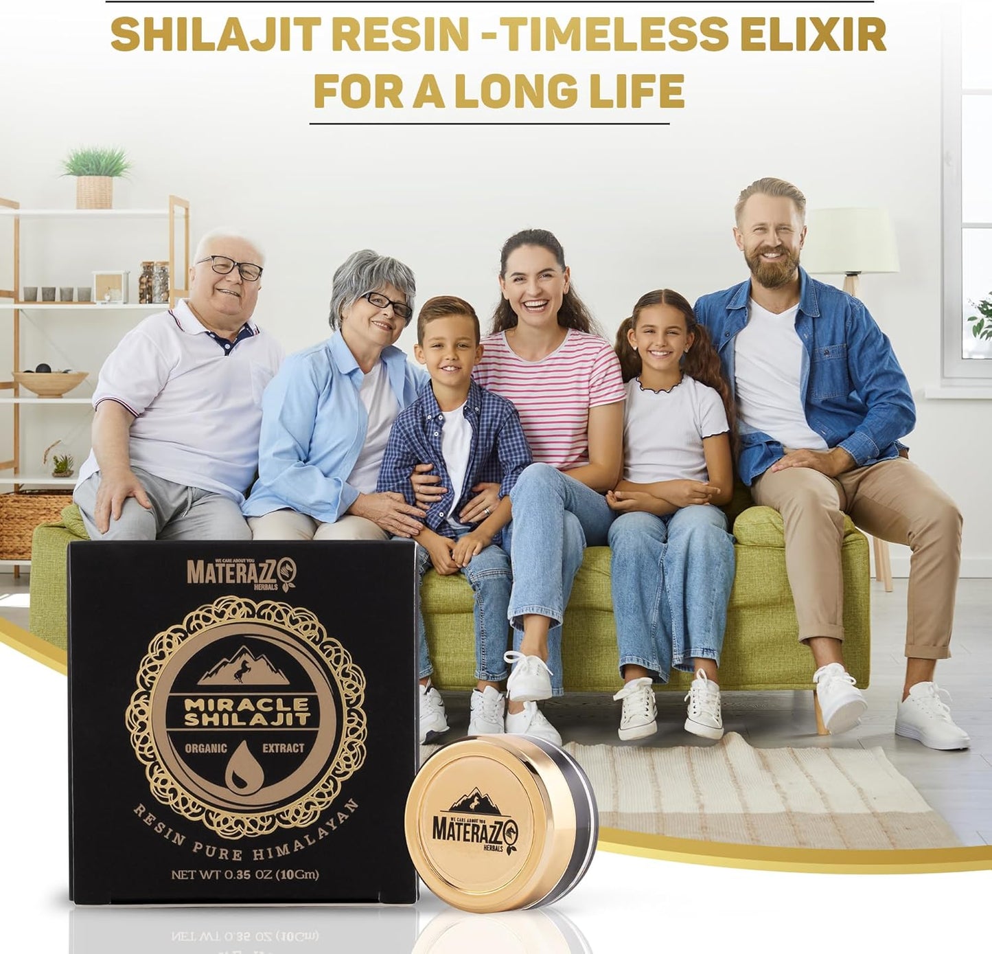 Organic Gold Grade Himalayan Shilajit Resin 10g (1 Pack) - Rich in 85+ Trace Minerals and Fulvic Acid - Promotes Vitality and Wellness for Men and Women