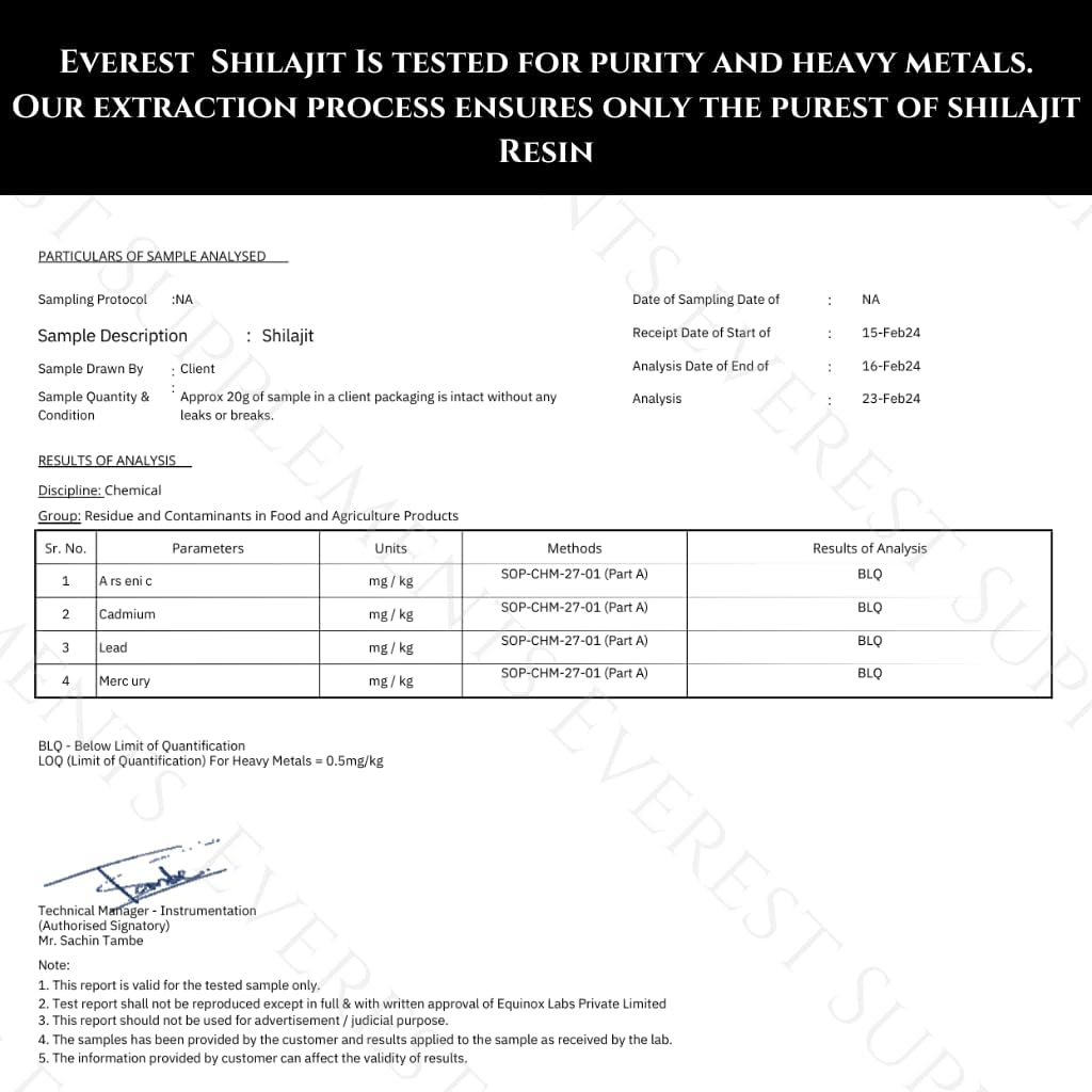 Organic Gold Grade Shilajit Resin for Men - 500mg Maximum Potency - 85 Trace Minerals - Energy & Immune Support - 30g