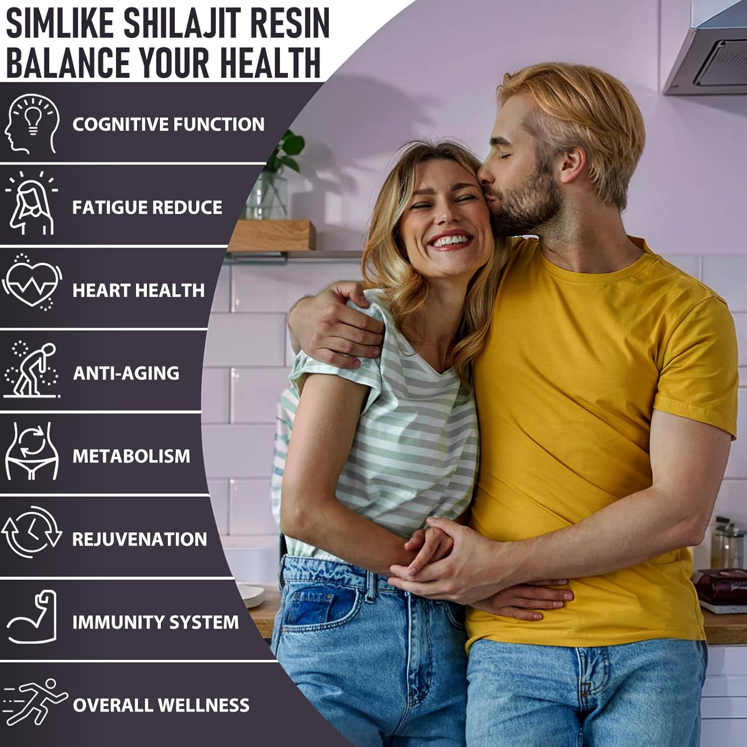 Organic Gold Grade Shilajit Resin with Ayurvedic Herbs - High Potency Energy & Immunity Booster, 30g