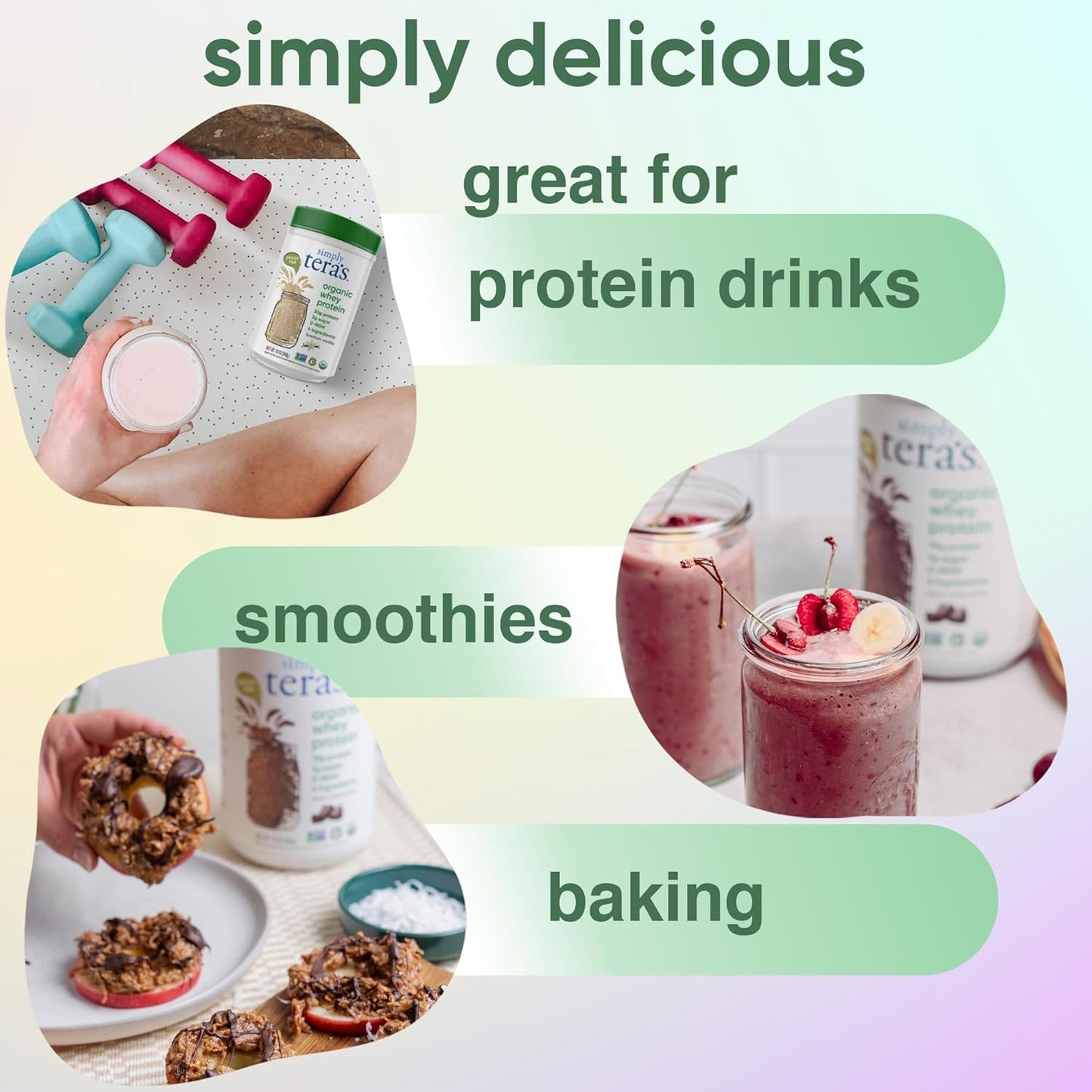 Organic Grass-Fed Whey Protein Powder - Unsweetened, Non-GMO, Kosher, Gluten-Free - 12 Oz