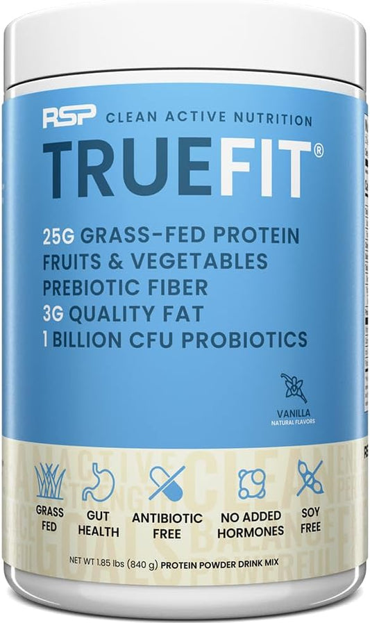Organic Grass-Fed Whey Protein Powder with Prebiotics & Probiotics for Gut Health - Keto & Gluten Free Meal Replacement Shake - 1.85 lbs