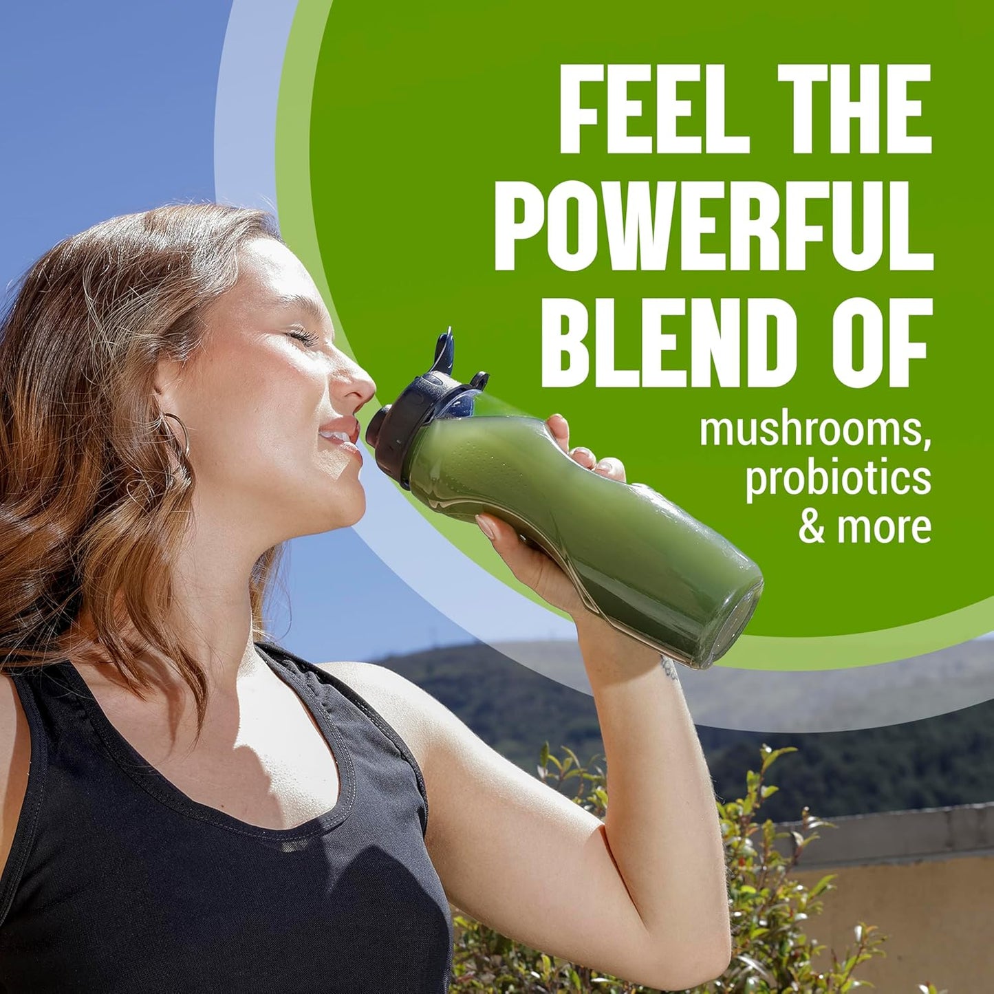 Organic Harvest Apple Superfood Powder with 77 Superfoods and Prebiotic Probiotic Blend - 20 Servings - Terra Kai Organics