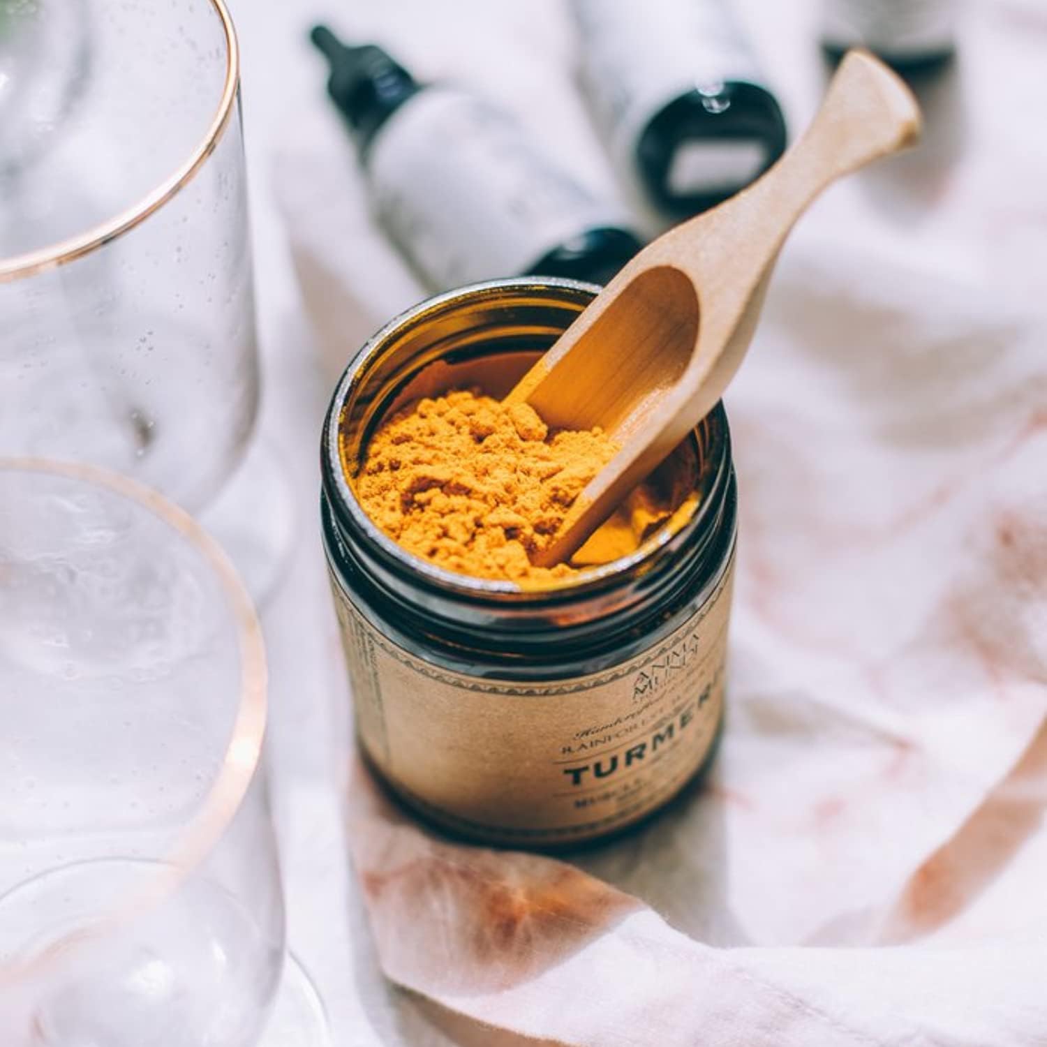 Organic Heirloom Turmeric Root Powder for Skin, Muscles & Joints - Golden Turmeric Extract (4oz)