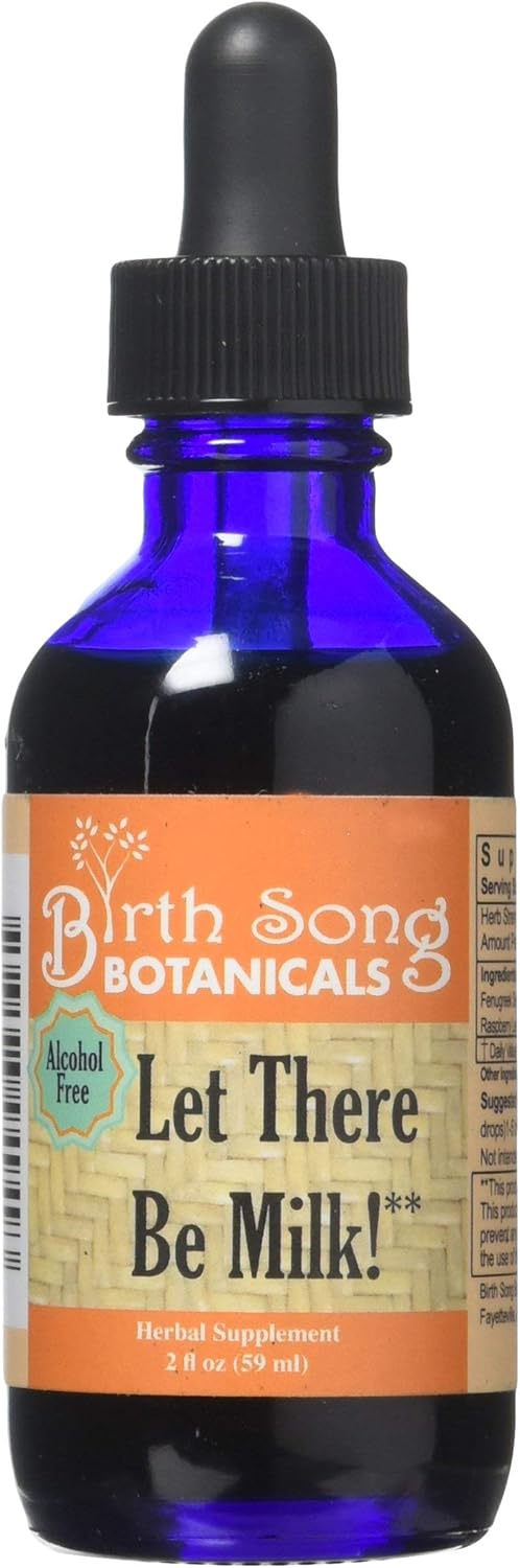 Organic Herbal Breastfeeding Tincture to Boost Milk Supply for Nursing Moms, 2oz Bottle
