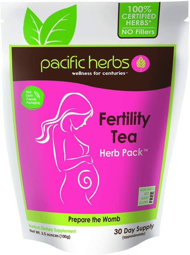 Organic Herbal Fertility Tea Extract for Natural Conception Boost