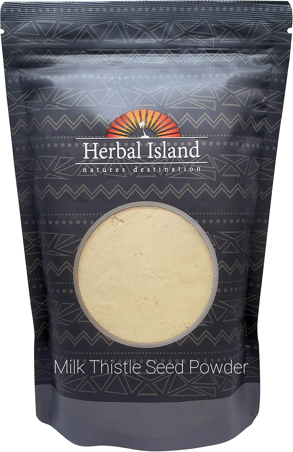 Organic Herbal Island Milk Thistle Seed Powder - 1lb or 16oz - Silybum Marianum for Detox and Liver Support