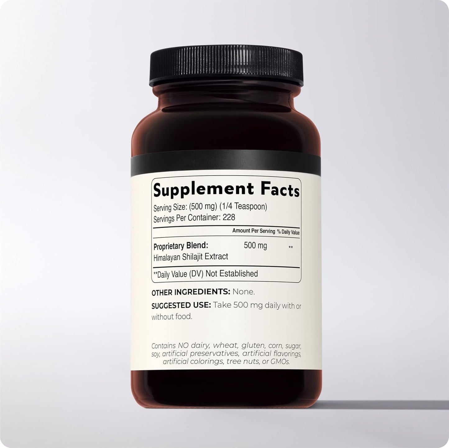 Organic Himalayan Shilajit Extract Powder | Pure and Authentic | Rich in Fulvic Acid and Trace Minerals | 228 Servings | 7.5 Months Supply