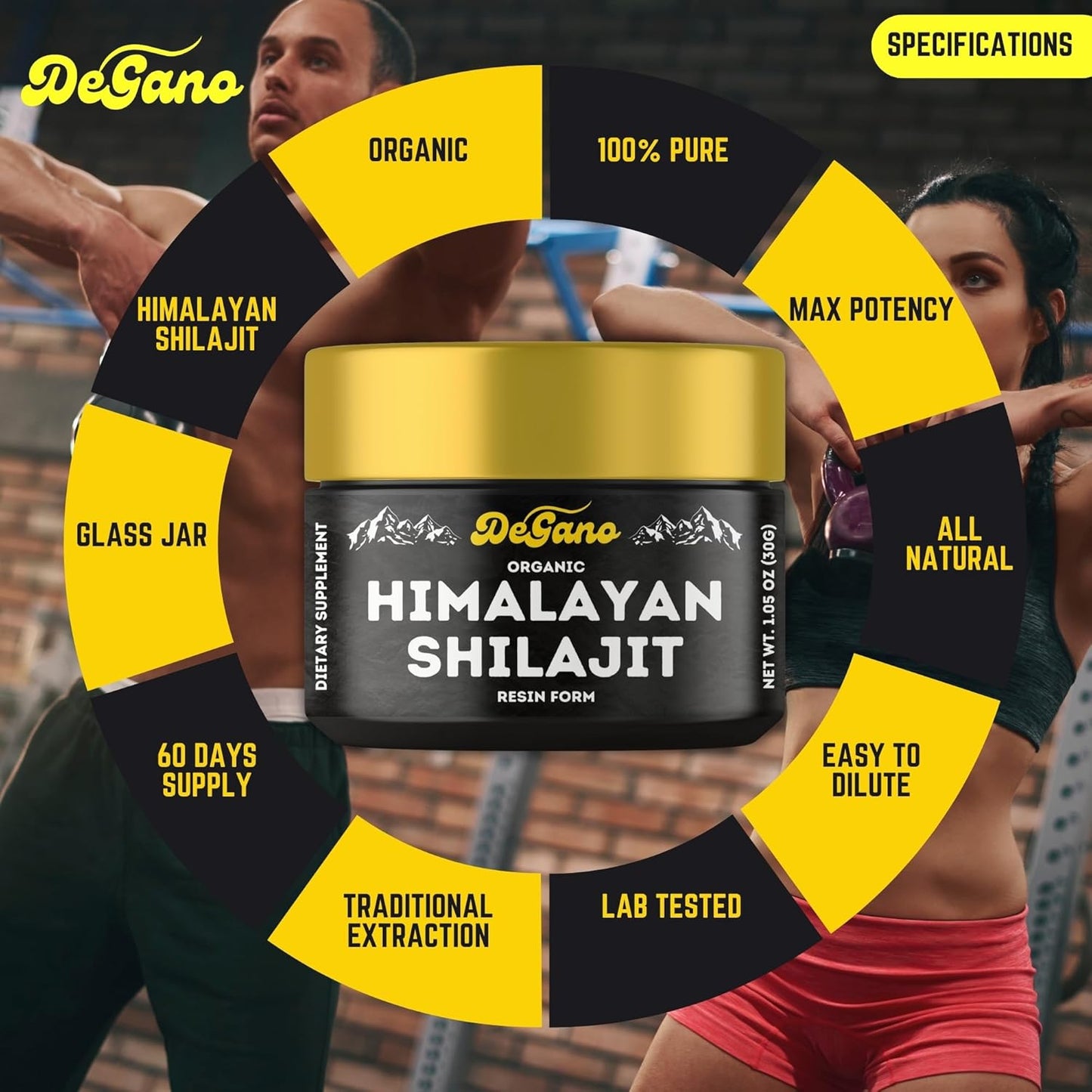 Organic Himalayan Shilajit Resin - High Potency, Better Flavor - Pure Shilajit for Men & Women, 75 Servings, 85+ Minerals, 75% Fulvic Acid - Glass Jar, Spoon, Box