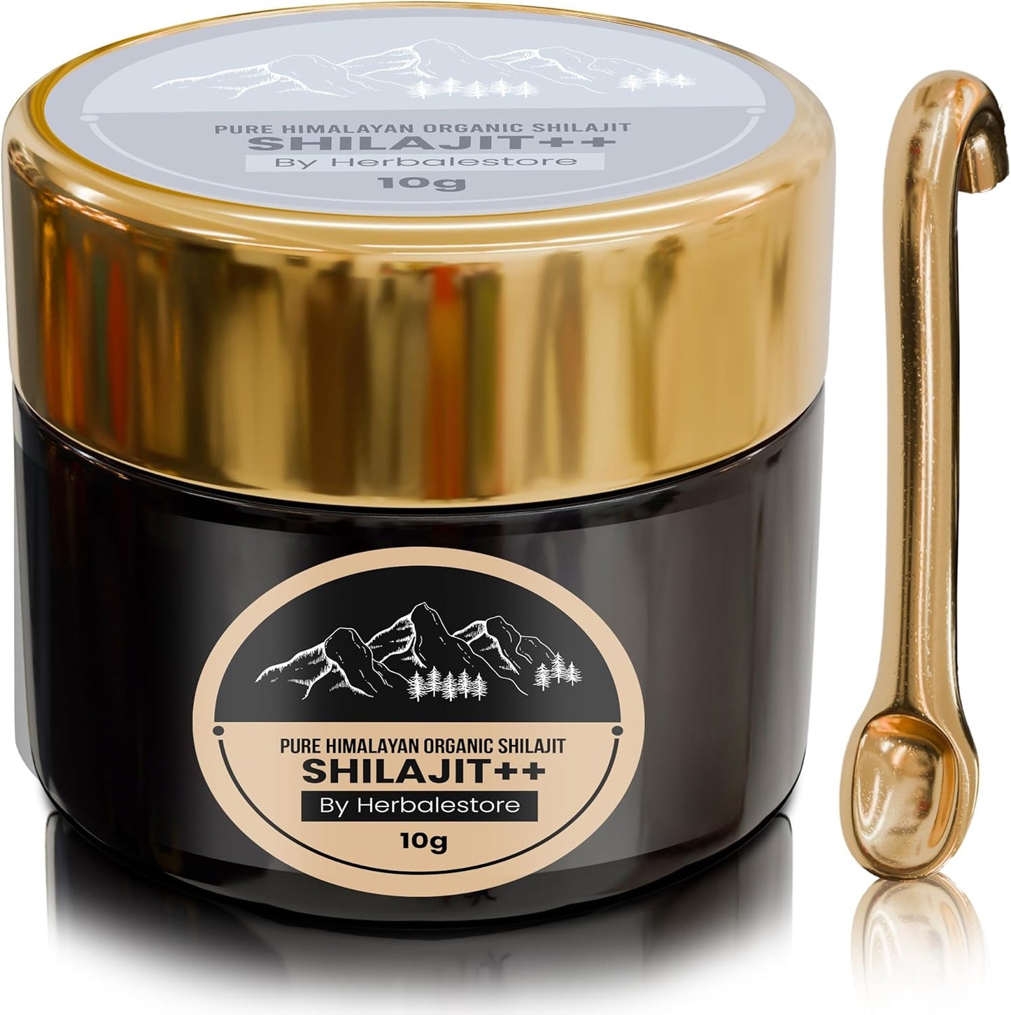 Organic Himalayan Shilajit Resin 10g | High Potency 600mg | Pure Shilajit for Energy Boost | Men & Women